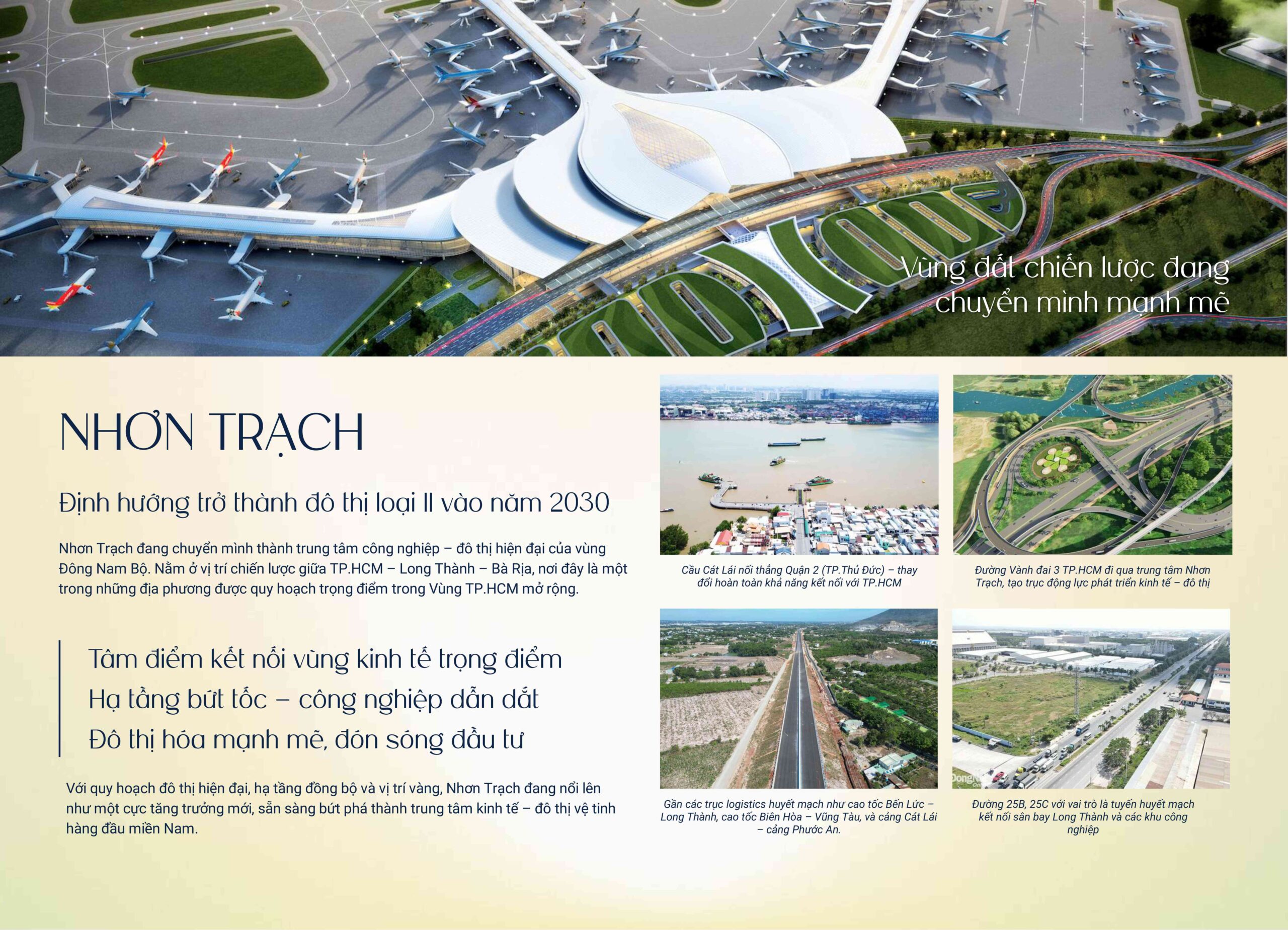 Nhơn Trạch - Định hướng trở thành khu đô thị loại II trong năm 2030